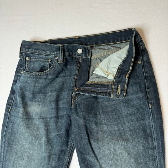 Levi Strauss‎ Men’s 511 34x34 Zippered Fly 5 Pocket Medium Distressed Wash EUC - Picture 7 of 10